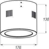 Корпус встраиваемого светильника Arlight Legend 030949 Черный — фото 3, Точечные светильники