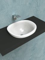 Товар: Раковина Flaminia IO 60 IO4260 Белая - фото 3 Раковина Flaminia IO 60 IO4260 Белая — фото 3, Раковины