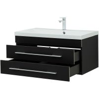 Товар: Тумба под раковину Aquanet Верона 90 272429 подвесная Черная матовая - фото 7 Тумба под раковину Aquanet Верона 90 272429 подвесная Черная матовая — фото 7, Мебель для ванной