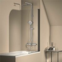 Душевая система Ideal Standard Ceratherm T100 A7591AA с термостатом Хром — фото 7, Душевые стойки