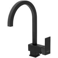 Смеситель для раковины Cezares Unika UNIKA-LSM1-A-NOP-W0 Черный матовый — фото 1, Смесители для раковины