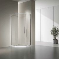 Товар: Душевой уголок Veconi Rovigo RV-35 90х90 RV35-90-01-C7 профиль Хром стекло прозрачное - фото 2 Душевой уголок Veconi Rovigo RV-35 90х90 RV35-90-01-C7 профиль Хром стекло прозрачное — фото 2, Душевые уголки трапеция