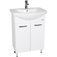 Тумба под раковину VIANT Милан 60 VMIL60BA-T2ST Белая — фото 1, Мебель для ванной