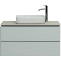 Тумба под раковину Allen Brau Infinity 100 1.21003.PWM подвесная Папирус матовый — фото 3, Тумбы под раковину