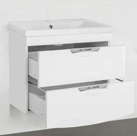 Товар: Тумба под раковину Style Line Жасмин 2 60 Люкс Plus ЛС-00000728 подвесная Белый глянец - фото 2 Тумба под раковину Style Line Жасмин 2 60 Люкс Plus ЛС-00000728 подвесная Белый глянец — фото 2, Мебель для ванной