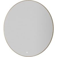 Зеркало Boheme Modern 100 545-100-MG с подсветкой Золото матовое с сенсорным выключателем и подогревом — фото 1, Мебель для ванной