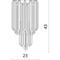 Товар: Настенный светильник Divinare Frizzante 1683/01 AP-1 Прозрачный Золото - фото 5 Настенный светильник Divinare Frizzante 1683/01 AP-1 Прозрачный Золото — фото 5, Светильники