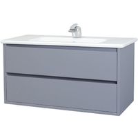 Тумба под раковину Bellezza Лоренцо 100 4639117270363 подвесная Серебро — фото 1, Тумбы под раковину