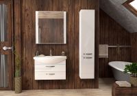 Тумба под раковину Aquaton Ария 80 М 1A140801AA010 подвесная Белая — фото 4, Тумбы под раковину