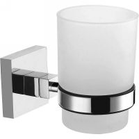 Стакан для зубных щеток Azario Rina AZ-87006 Хром — фото 1, Мыльницы