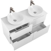 Тумба под раковину BelBagno Etna-H60 60 ETNA-H60-600-2C-SO-BL-P подвесная Bianco Lucido — фото 13, Тумбы под раковину