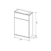 Товар: Тумба с раковиной 1MarKa Stretto 50П У94716 подвесная Белый глянец - фото 10 Тумба с раковиной 1MarKa Stretto 50П У94716 подвесная Белый глянец — фото 10, Тумбы с раковиной