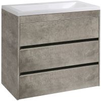 Тумба под раковину Art&Max Family-900-3C-PIA-CV Цемент — фото 1, Мебель для ванной