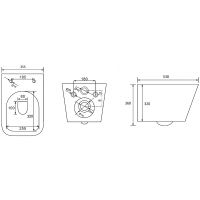 Товар: Унитаз Abber Rechteck AC1201 подвесной с сиденьем Микролифт - фото 8 Унитаз Abber Rechteck AC1201 подвесной с сиденьем Микролифт — фото 8, Унитазы