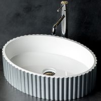 Раковина-чаша Boheme NeoArt Canale 50 878-S Серебро Белая — фото 1, Раковины