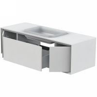 Тумба под раковину Astra Form Фрейм 140 03330015 подвесная Белая — фото 1, Тумбы под раковину