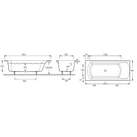 Товар: Акриловая ванна Jacob Delafon Ove 180x80 E60143RU-00 без гидромассажа - фото 3 Акриловая ванна Jacob Delafon Ove 180x80 E60143RU-00 без гидромассажа — фото 3, Акриловые ванны