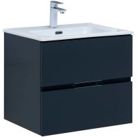 Товар: Тумба под раковину Aquanet Алвита New 60 277511 подвесная Антрацит - фото 1 Тумба под раковину Aquanet Алвита New 60 277511 подвесная Антрацит — фото 1, Тумбы под раковину