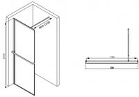 Товар: Душевая перегородка Abber Immer Offen 120 AG60120B8 профиль Черный стекло прозрачное - фото 4 Душевая перегородка Abber Immer Offen 120 AG60120B8 профиль Черный стекло прозрачное — фото 4, Душевые перегородки