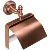 Держатель туалетной бумаги Migliore Mirella 17352 с крышкой Медь — фото 1, Держатели туалетной бумаги