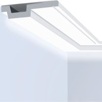 Карниз HIWOOD A115V1 2000x22x115 мм — фото 1, Карнизы