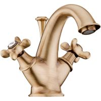 Смеситель для раковины Webert Ottocento OT700102065 Бронза — фото 1, Смесители для раковины