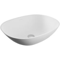 Раковина-чаша Montebianco Loreto Cinque 400 55 12023 Белая — фото 1, Раковины накладные