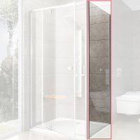 Душевая стенка Ravak Pivot PPS-90 90G70U00Z1 профиль Сатин стекло Transparent — фото 1, Боковые стенки