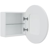 Зеркальный шкаф Creto Tour 60 17-D600WH с подсветкой Белый — фото 3, Зеркальные шкафы в ванную