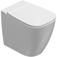 Унитаз Globo Genesis GN001.BI приставной без сиденья — фото 1, Унитазы