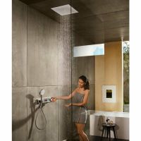 Смеситель для душа Hansgrohe RainSelect 15355000 с термостатом Хром — фото 3, Смеситель для душа