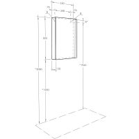 Зеркальный шкаф Aquaton Кантри 55 1A257702AHB20 Белый глянцевый Дуб верона — фото 3, Зеркальные шкафы в ванную