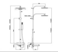 Товар: Душевая система Denberg LT-301 с термостатом Хром - фото 3 Душевая система Denberg LT-301 с термостатом Хром — фото 3, Душевое оборудование. Душевая программа