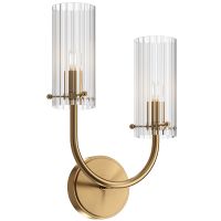 Настенный светильник Maytoni Neoclassic Arco MOD223WL-02BS Прозрачный Латунь — фото 1, Бра