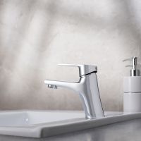 Смеситель для раковины Ростовская Мануфактура Сантехники SL132-001F Хром — фото 4, Смесители