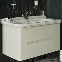 Тумба под раковину Kerasan Waldorf 94 925530 подвесная Bi vaniglia matt — фото 1, Мебель для ванной