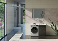 Товар: Тумба под раковину Bellezza Олиссия 120 4639419110428 Серая - фото 3 Тумба под раковину Bellezza Олиссия 120 4639419110428 Серая — фото 3, Мебель для ванной