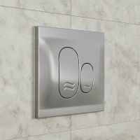 Клавиша смыва Grossman Galaxy 800.T1.01.110.110 Хром матовый — фото 2, Кнопки смыва