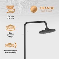 Товар: Душевая система Orange T02S3-911b Черный - фото 8 Душевая система Orange T02S3-911b Черный — фото 8, Душевое оборудование. Душевая программа