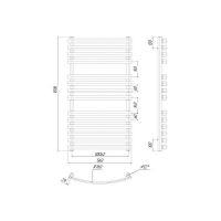 Водяной полотенцесушитель Ravak Elegance 50х100 X04000083676 Хром — фото 4, Водяные полотенцесушители