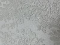 Обои Prima Italiana Medici 80001 Винил на флизелине (1,06*10) Белый/Серебряный, Дамаск — фото 4, Обои для стен