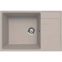 Кухонная мойка Ulgran Quartz Prima 760-02 Лен — фото 1, Кухонные мойки