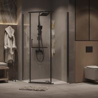 Товар: Душевой уголок Grossman Pragma 100х100 302.K33.03.1010.42.00 профиль Графит сатин стекло прозрачное - фото 3 Душевой уголок Grossman Pragma 100х100 302.K33.03.1010.42.00 профиль Графит сатин стекло прозрачное — фото 3, Душевые уголки