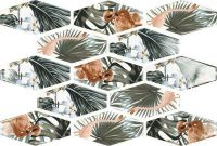 Керамическая плитка Ape Harlequin Curazao White Mix 07975-0012 настенная 10х20 см — фото 1, Керамическая плитка