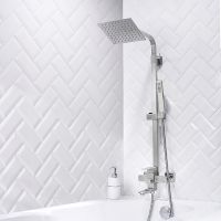 Товар: Душевая система Ростовская Мануфактура Сантехники SUS125-009DK Нержавеющая сталь - фото 2 Душевая система Ростовская Мануфактура Сантехники SUS125-009DK Нержавеющая сталь — фото 2, Душевое оборудование. Душевая программа