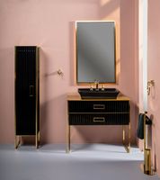 Товар: Тумба под раковину Boheme Armadi Art Monaco 100 867-100-BG Черный глянец Золото - фото 3 Тумба под раковину Boheme Armadi Art Monaco 100 867-100-BG Черный глянец Золото — фото 3, Мебель для ванной