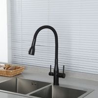 Смеситель для кухни Gappo G4399-66 Черный матовый — фото 16, Смесители для кухни