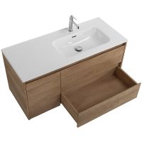 Тумба под раковину BelBagno Kraft 100 R KRAFT-1000-2C-1A-SO-RNN-R подвесная Rovere Nebrasca Nature — фото 5, Тумбы под раковину