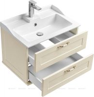 Тумба под раковину Aquaton Леон 65 1A187001LBPR0 подвесная Дуб бежевый — фото 3, Тумбы под раковину