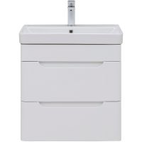 Тумба под раковину Aquanet София 60 288905 подвесная Белый глянец — фото 6, Мебель для ванной